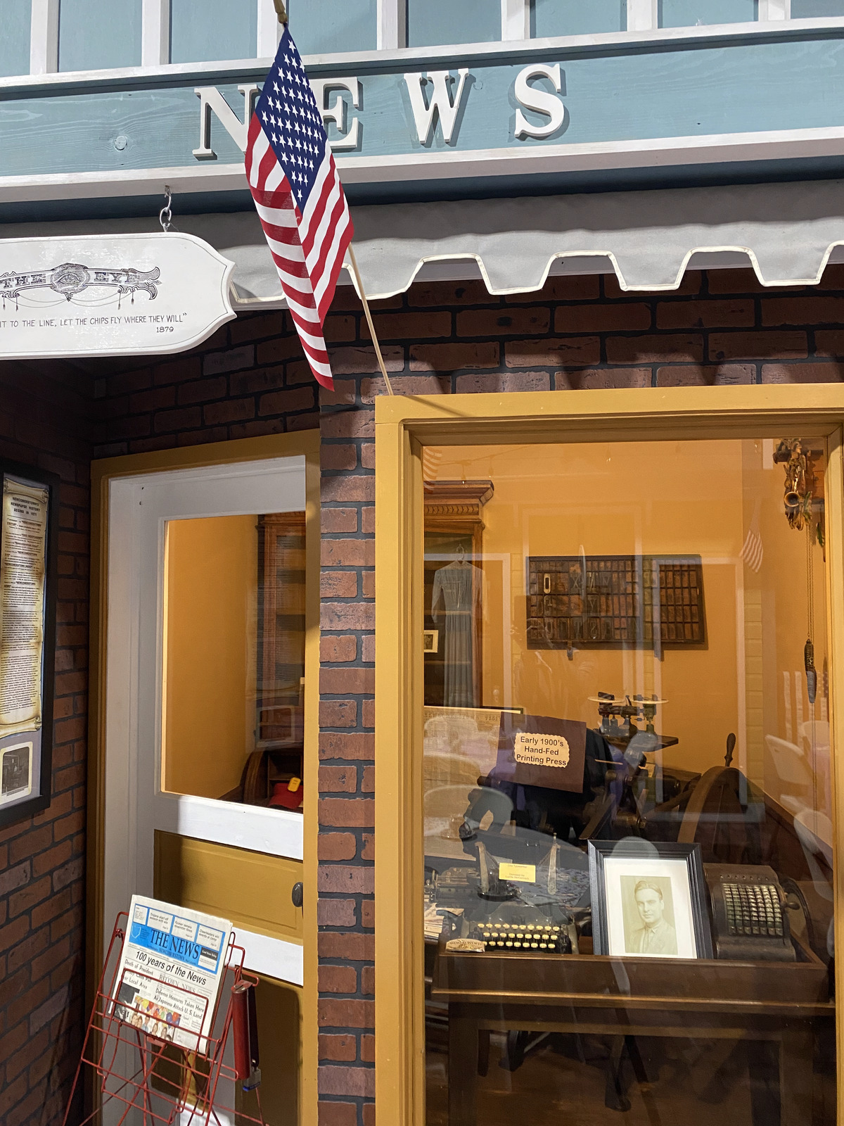The newspaper office
